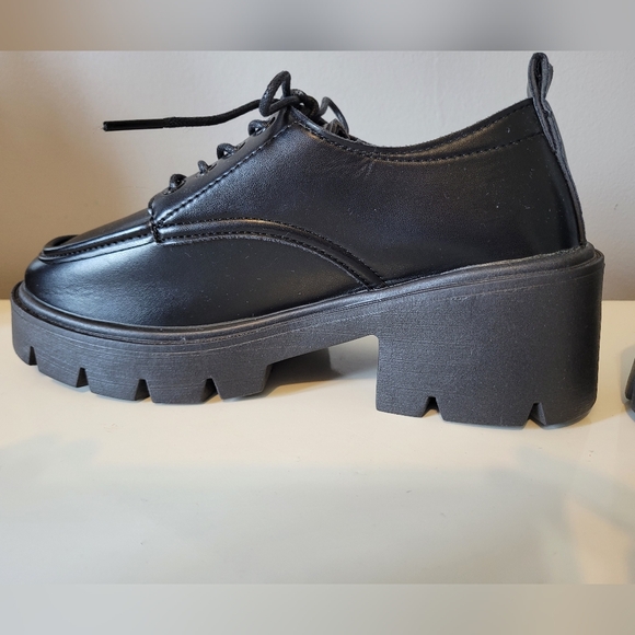 Chunky Goth Oxfords, BNWT, Size 38 - Picture 6 of 10